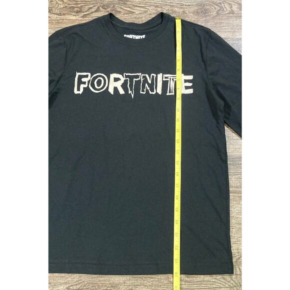 Fortnite Boys 10/12 Black Logo Long Sleeve Graphic Print Shirt - NWT - Picture 4 of 7
